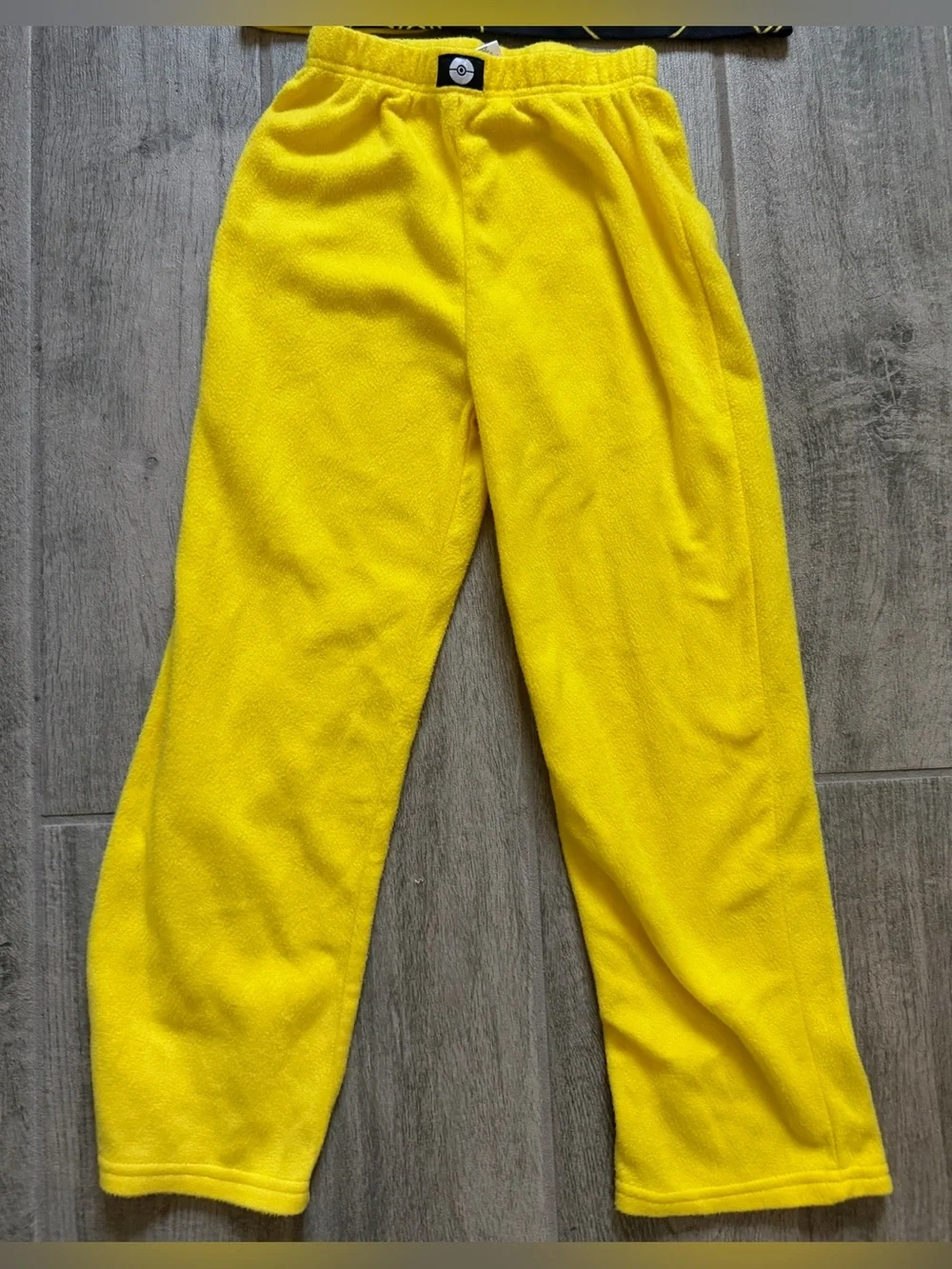 Boys Pikachu Yellow & Blue Kids Fleece Pajama Sets Size 8